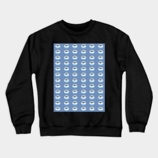 Atlantic Puffins Pattern Crewneck Sweatshirt